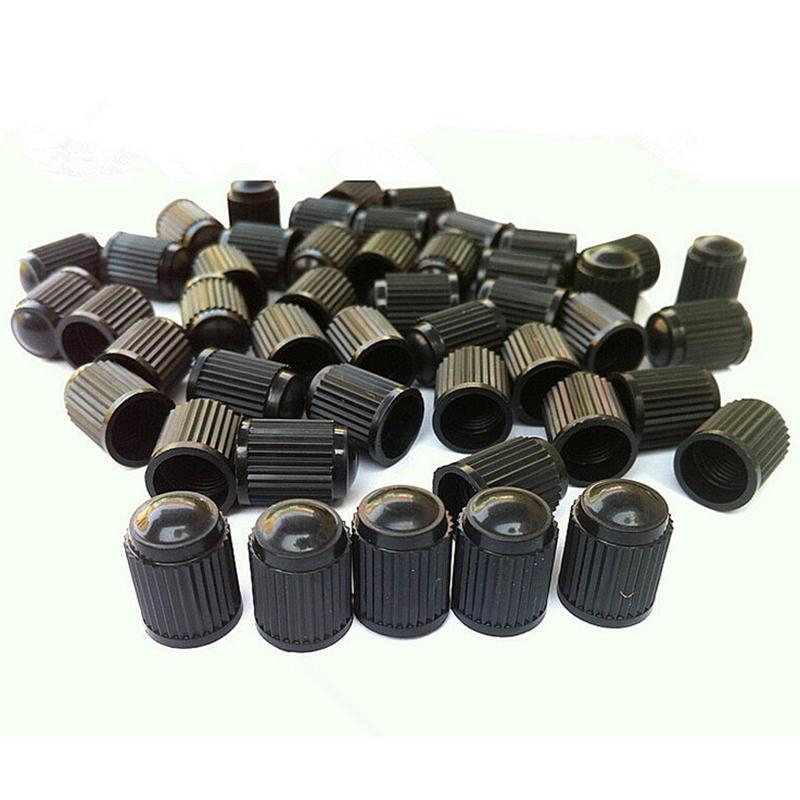 Mũ Van Bụi Bánh Xe Loại Nhựa Thông Dụng Màu Đen, Bộ 4 Chiếc, Thích Hợp Cho Ô Tô, Xe Đạp Và Xe Đạp 7