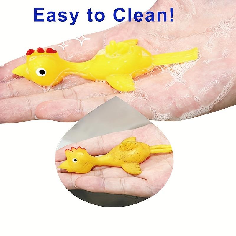 Product Introduction of 28 -pcs Chicken Finger Slingshot Flying Rubber Chickens Sling Shot Toys Bulk, Silly Novelty Party Favors, Funny Gag Gifts for Youngsters Teens Adults, Easter Christmas Birthday Goodie Stuffers 1