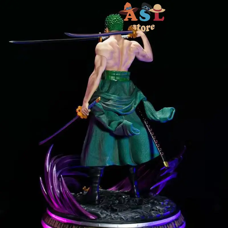 Mô Hình Zoro đứng cool ngầu 2 đầu  3 kiếm  3 haki ASL Shop Mô Hình One Piece Đồ Chơi Toy 3