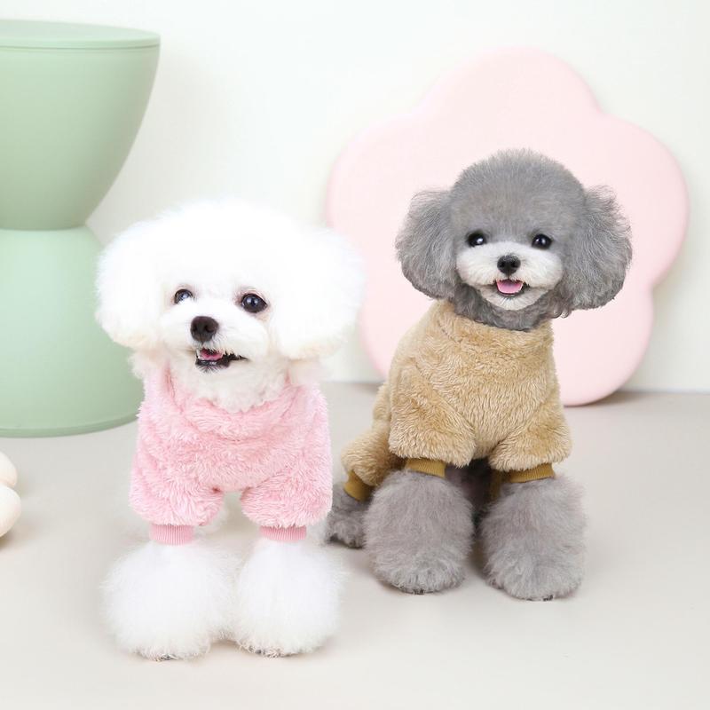 Product Introduction of Winter Warm Pet Cloth, Winter Warm Dog Jumpsuit, Cute Four Legged Plush Dog Coat, Pet Clothes for Small Medium Large Dogs, Dogs Outfit, Pet Products, Christmas, Christmas Gift, Maltipoo Dog Clothes, Stocking Fillers 8