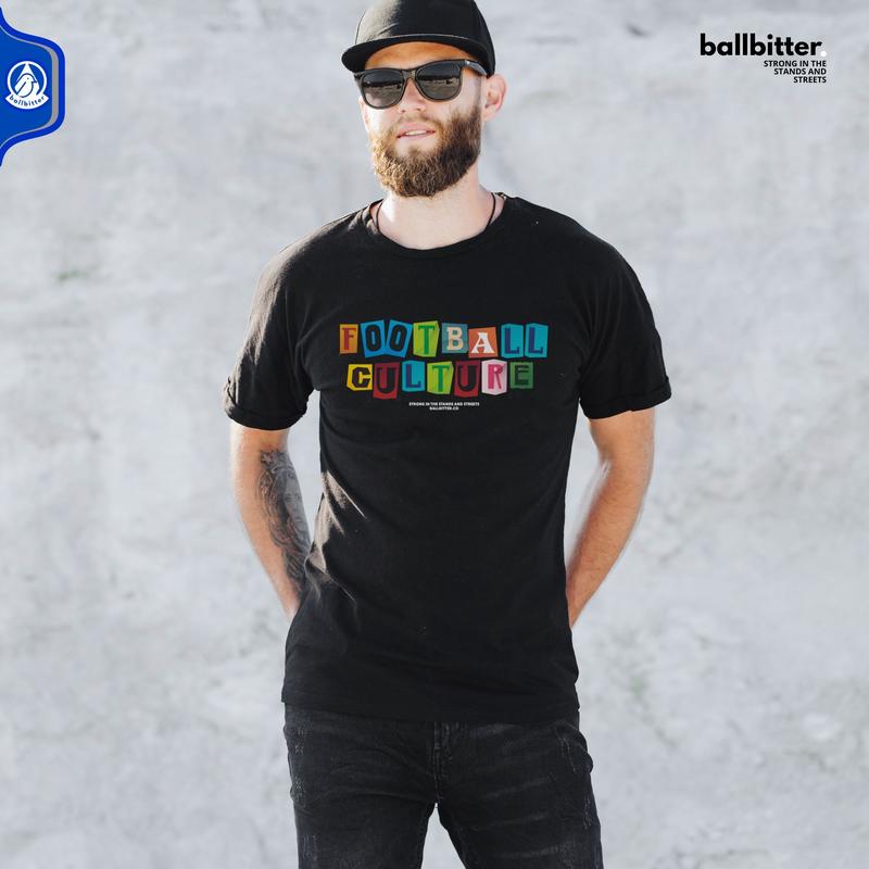 Ballbitter kaos Casual Supporter Match Mood Hitam Atasan Combed 24s 3