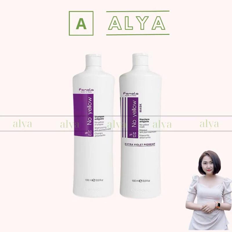 Dầu Gội Tím Khử Vàng Fanola 1000ML Khử Vàng Giữ Màu Cho Tóc Tẩy, Tóc Nhuộm Màu Thời Trang