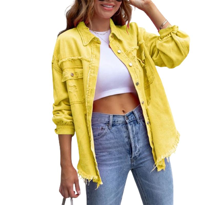 Long arm jean jacket best sale