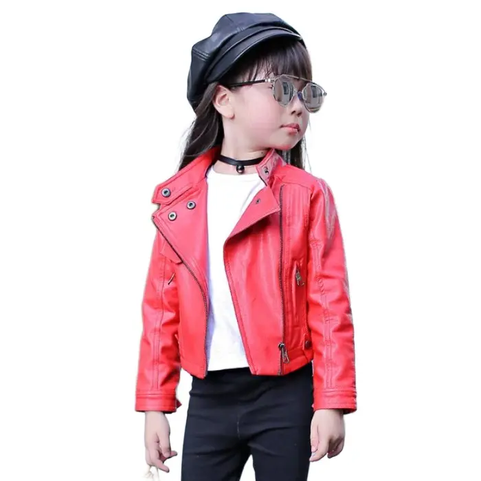 Jaket kulit anak perempuan Kulit Sintetis Premium Fashion 2