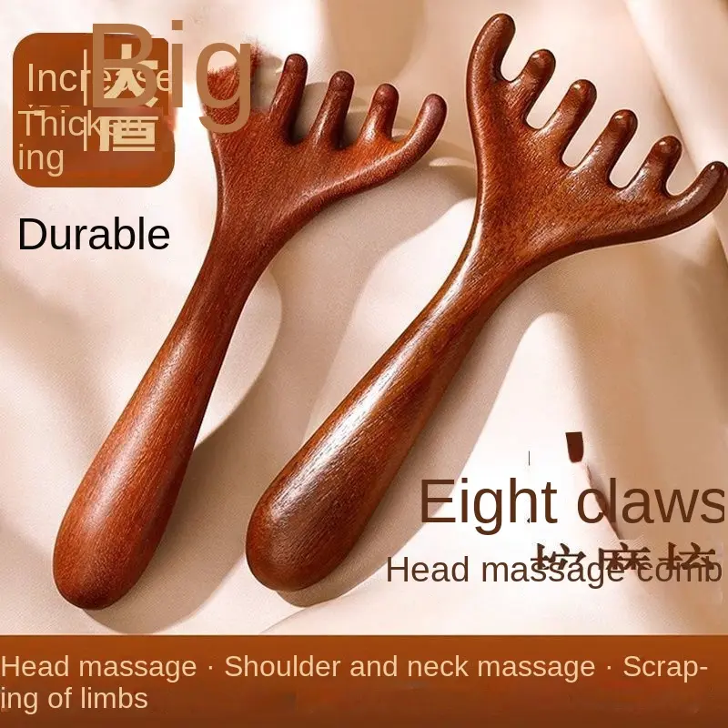 [Buy 1 Get 1]6-Claw Deer Antler Head Massage Comb – Scalp Care & Lymphatic Drainage Tool for Relaxation, Hair Growth & Full Body Therapy |   Relieves Stress, Improves Blood Circulation |   Perfect for Home/Spa Use (Men & Women)