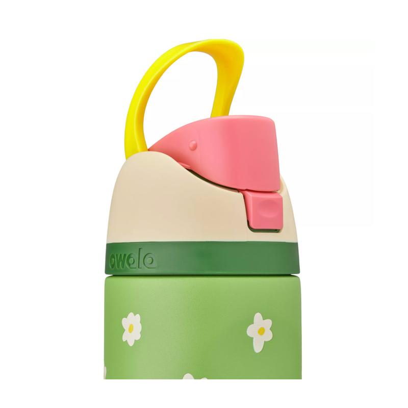 Product Introduction of Darling Daisy Owala FreeSip Insulated Stainless Steel Water Bottle with Straw for Sports and thermos cup outdoor sports water bottle new Owala double-layer vacuum thermos cup sports water bottle outdoor sports straw water cup Drinkware Flasks Portable 14