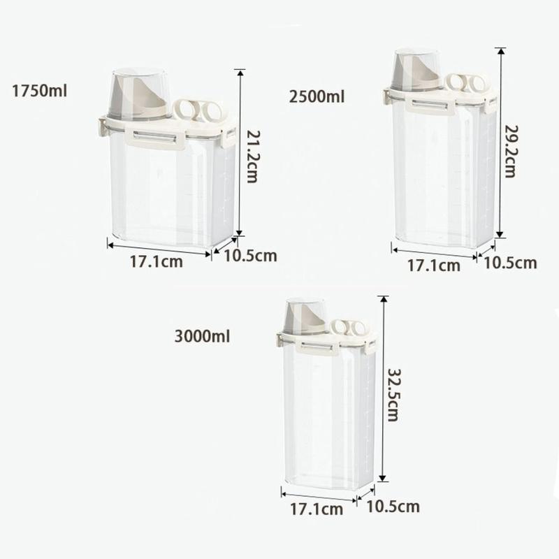 Product Introduction of Lọ Ngũ Cốc Hỗn Hợp, Dung Tích 1,75-3L, Kín Và Trong Suốt, Hộp Đựng Nhà Bếp, Chống Bụi Và Chống Côn Trùng, Hộp Đựng Cơm, Hàng Mới Về 16