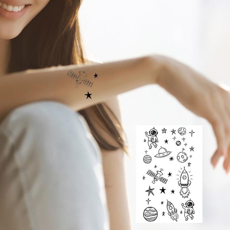 Product Introduction of Temporary Tattoo Stickers - Waterproof Metallic Floral Designs For 3-5 Day Wear 27