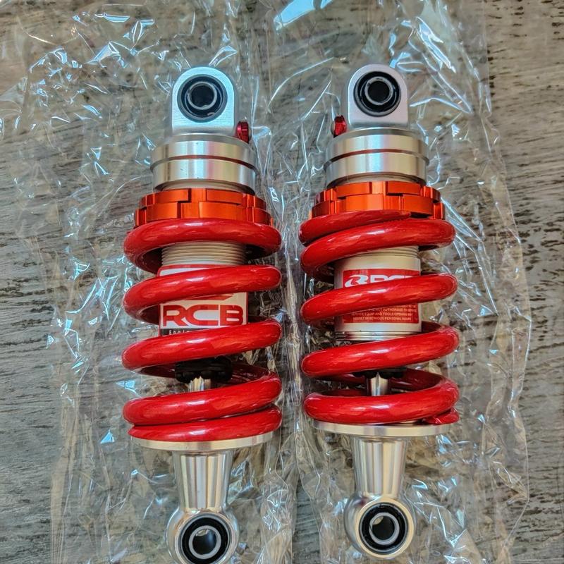 Phuộc sau R.C.B 1:1 gắn cho Exciter MXking Ex135 Ex150 Ex11 Ex10 Ex50cc.... thụt rcb phuộcrcb