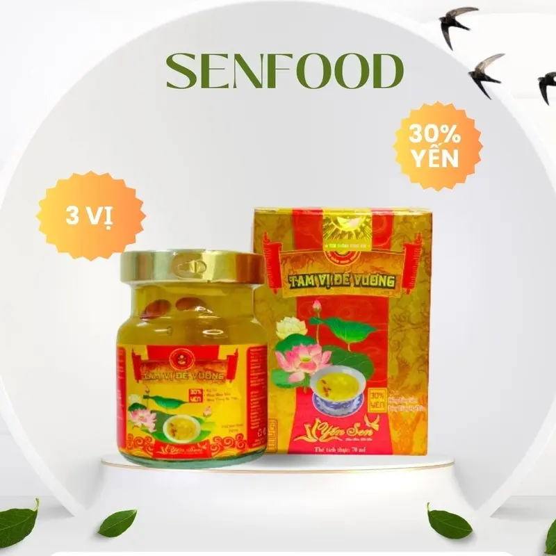 Yến Sen nhiều vị bổ dưỡng cho sức khỏe 30% yến hộp đơn 70ml yến tươi không gluten 2