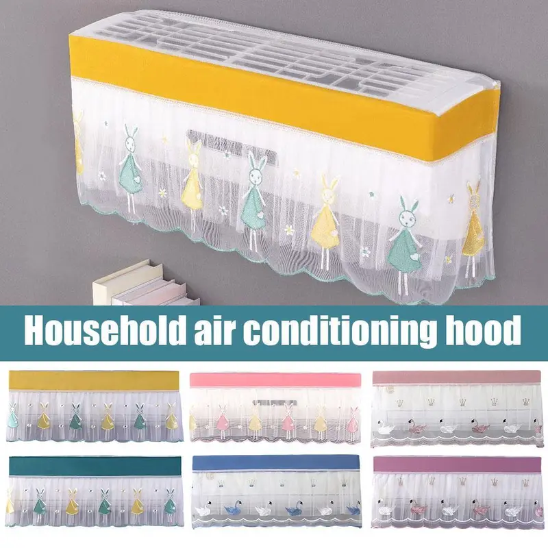 Bọc Chống Bụi Thêu Ren, Cho Các Đơn Vị Điều Hòa Không Khí, Bảo Vệ Và Trang Trí Nhà Cửa, Z9Z2 1