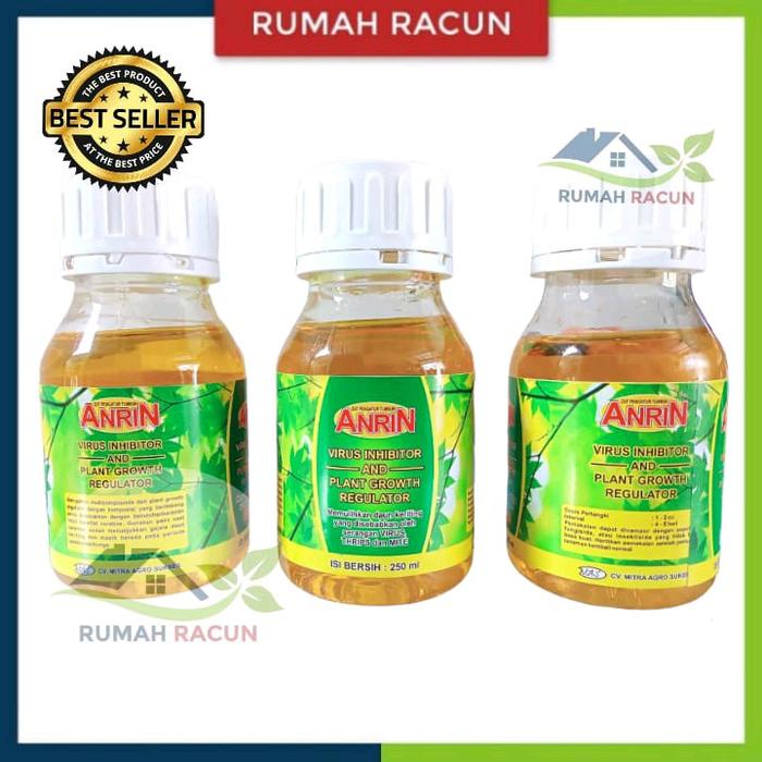 Gambar ANRIN ZAT PENGATUR TUMBUHAN UNTUK MEMULIHKAN DAUN KERITING dan VIRUS PADA TANAMAN 250 ML dari RUMAH RACUN Kab. Karanganyar Tokopedia