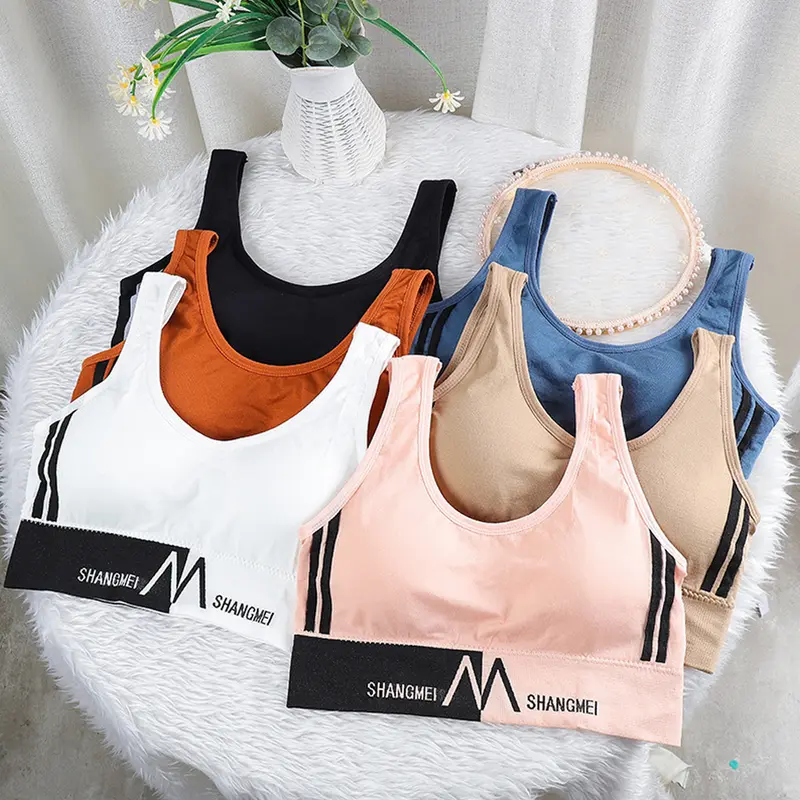 Bộ Đồ Lót Thể Thao, 2 Cái / bộ, Không Đường May, Không Dây, Thân Thiện Với Làn Da, Áo Ngực Nâng Ngực, Thích Hợp Cho Phụ Nữ, Thích Hợp Cho Yoga, Ngực To Trở Nên Nhỏ Hơn 1