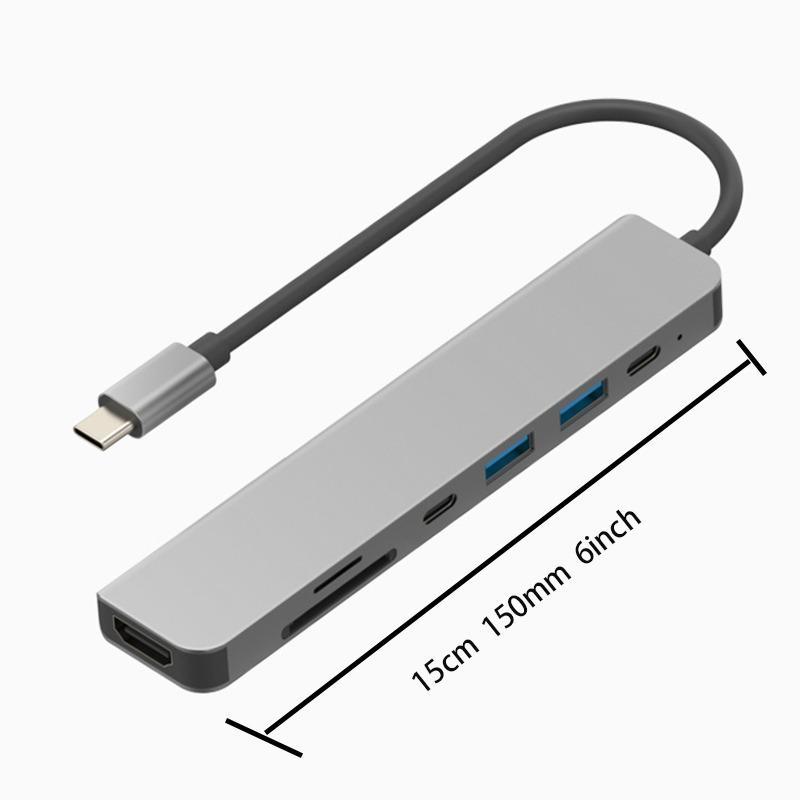 7 In 1 Multi Port Adapter Docking Station For Samsung Galaxy S23/Ultra/Plus 1
