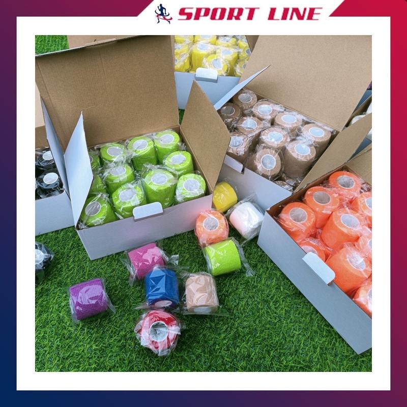 Băng keo thể thao hộp 24 & 30 cuộn cuốn cổ chân cổ tay chấn tránh chấn thương hỗ trợ thi đấu và tập luyện Sport Quấn Cổ Tay băng  cuốn