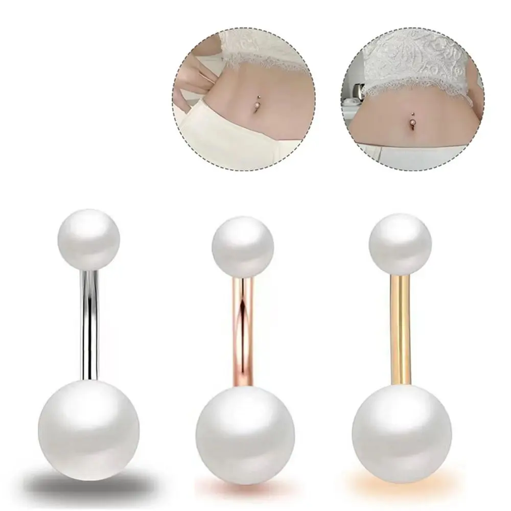 Subang Hip Hop, Pesona HUIHEYU, Bahan Keluli Tahan Karat, Untuk Wanita, Cincin Butang Perut, Cincin Pusar, Barang Kemas Tindik Badan, Reka Bentuk Geometrik, Sesuai untuk Tindik Pusar