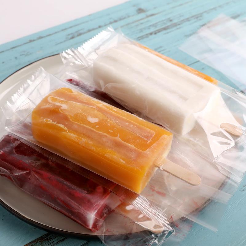 Product Introduction of Túi Pop Băng Túi Đóng Gói Kem Que Bằng Nhựa Trong Suốt, ED, 100 Cái / lốc 9