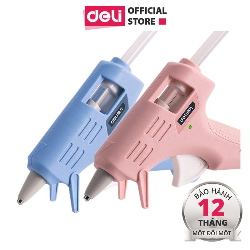 Máy bắn keo Nến Silicon Deli 20W 40W - TẶNG KÈM KEO MÀU An Toàn Nhỏ Gọn Dễ Sử Dụng - DL390021 DL390022 DL5042