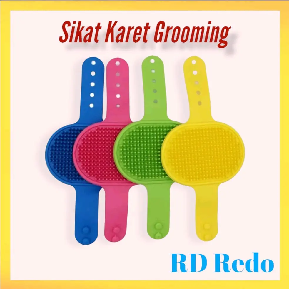 Grooming Sikat Mandi Kucing Silikon Sikat Alat Mandi kucing