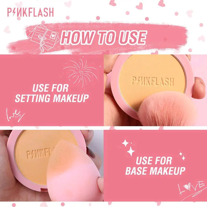 Pinkflash Lasting Matte Pressed Powder 2