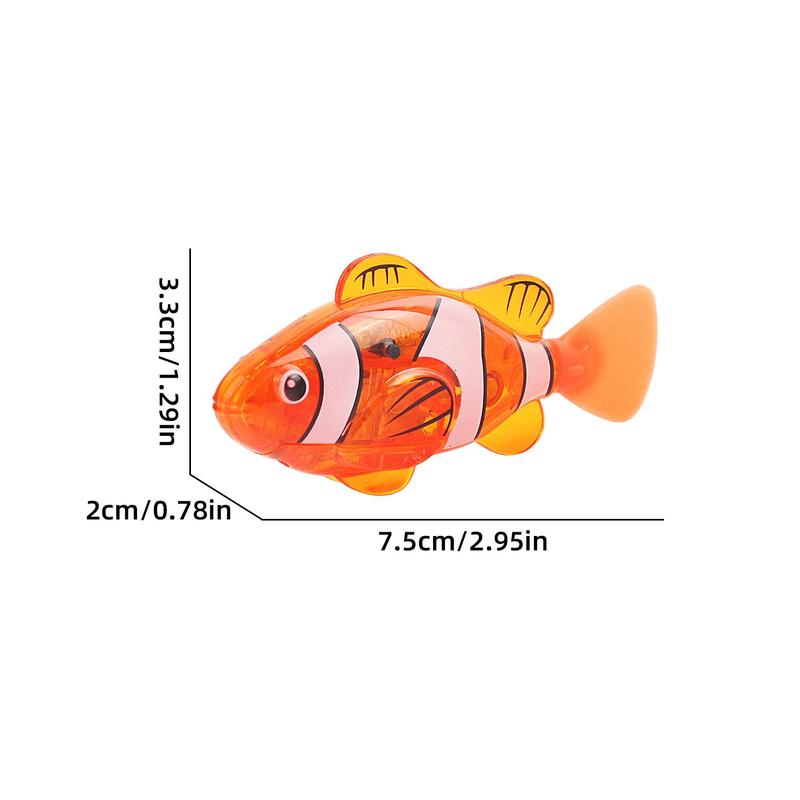Product Introduction of Random Color & Style Luminous Induction Electric Fish Toy, Simulated Electronic Fish Toy, Baby Shower Bath Toy, Funny Toy for Kids, Christmas Gift, Asd Toys 6