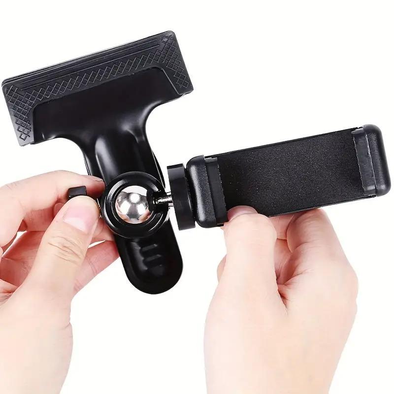 Metal Camera Cell Phone Music Mount, Guitar Headstock Mobile Phone Clamp Clip Mount for Smartphones and GoPro Action Cameras, Mobile Phone Accessories, Stand, Adjustable, Cellphone 2