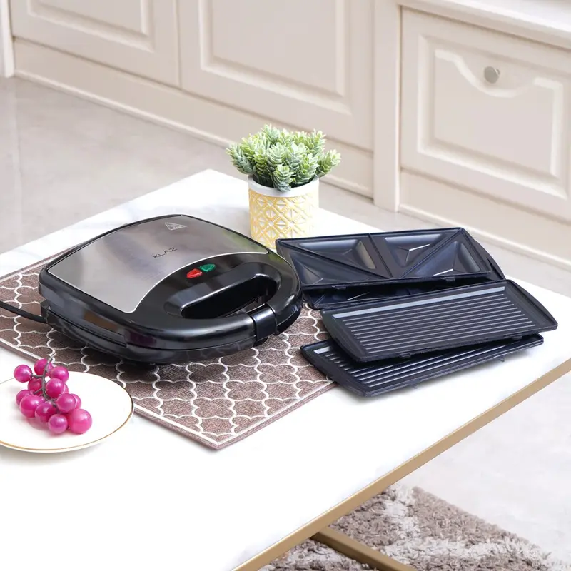 AZKO Klaz Toaster Sandwich Waffle 3 In 1 - Hitam 1