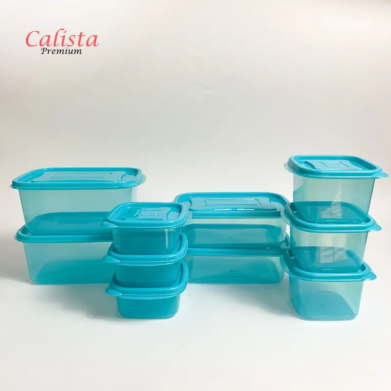 CALISTA OITA TOPLES SET FOOD CONTAINER SET ISI 10 PCS BOX ORGANIZER KULKAS SET PENYIMPANAN MAKANAN Plastic 0