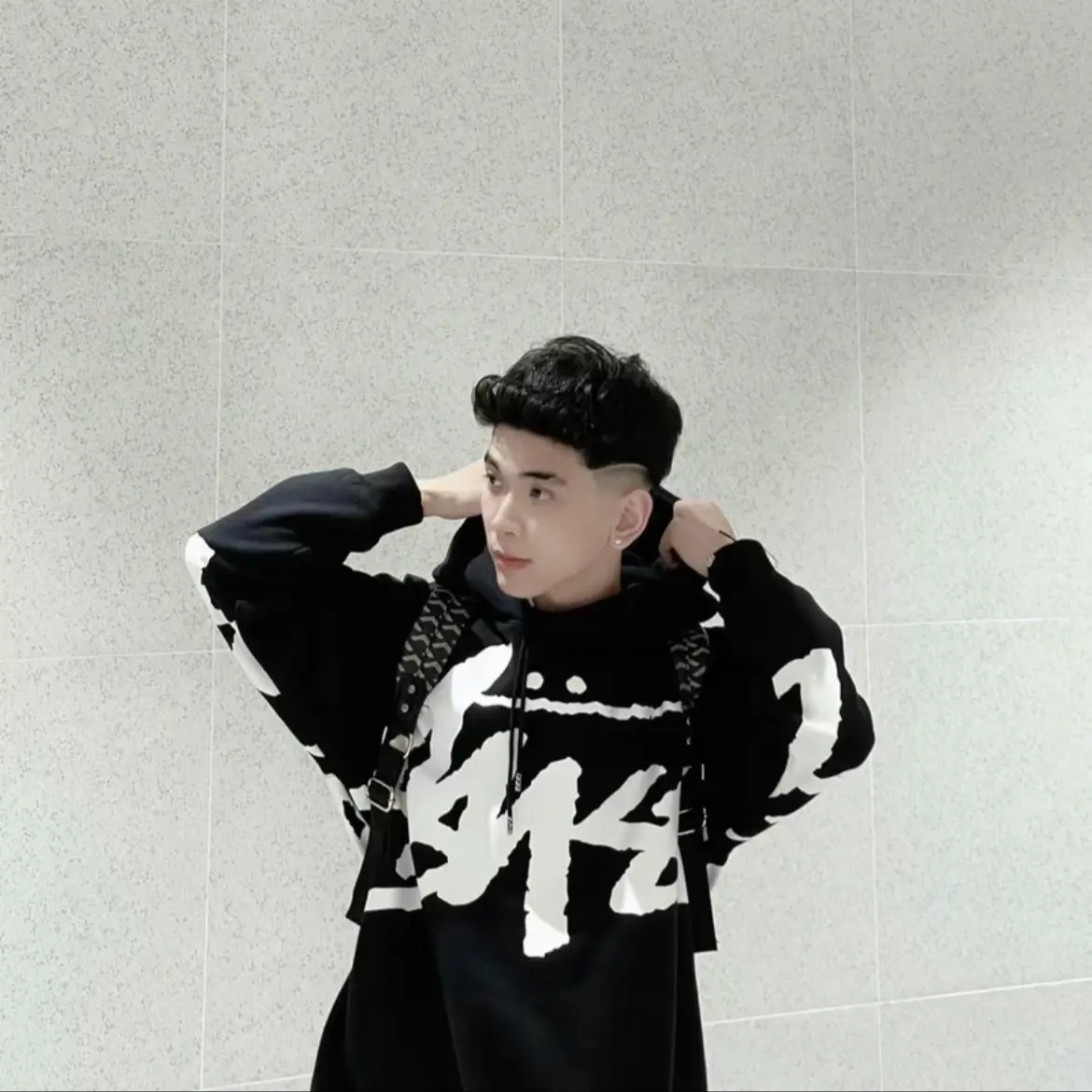 Áp Hoodie Chữ Ký Nam Nữ, Hoạ Tiết In+Mũ 2 Lớp Dày Ấm Menswear Dài Tay áo  khoác