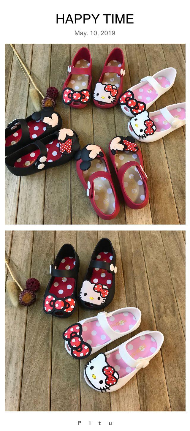 Product Introduction of รองเท้าแตะเด็ก Hello Kitty Mipro รองเท้าเจ้าหญิงมินนี่สำหรับเด็กผู้หญิง รองเท้าแตะลายการ์ตูน เหมาะสำหรับทุกฤดูกาล อายุ 1-6 ปี กันน้ำ รองเท้ากาวเจลลี่ เด็กผู้ชาย 5