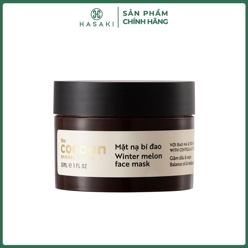 Mặt Nạ Cocoon Hỗ Trợ Giảm Dầu Và Mụn Từ Bí Đao 30ml | HASAKI BEAUTY Làm Đẹp Da
