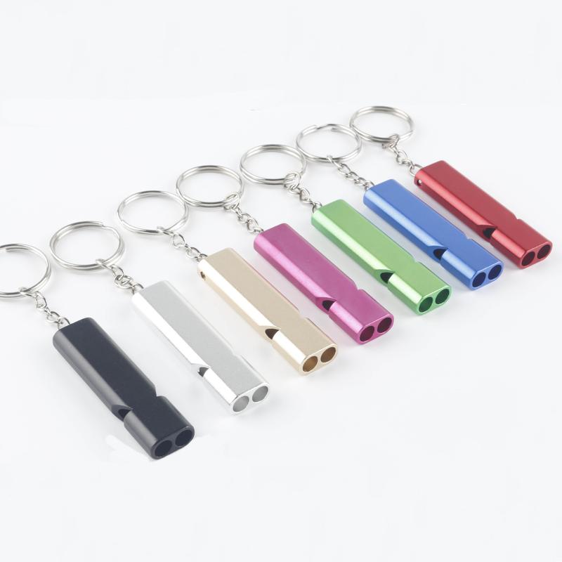 Product Introduction of 1pcs Keychains Outdoor Camping Survival Whistle Frequency Whistle Multifunctional Portable Emergency Whistle Keychains 1