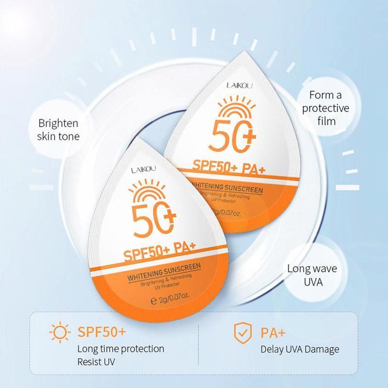 Summer Sunscreen 2g, Disposable, Portable For Travel And Business ...