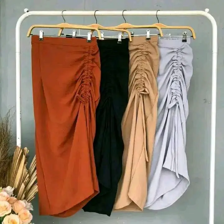 ROK SERUT CRINKLE ROK OOTD KEREN TERBARU BEST SELLER//KOREAN SKIRT//ROK SERUT CRINKLE PREMIUM TERBARU 3