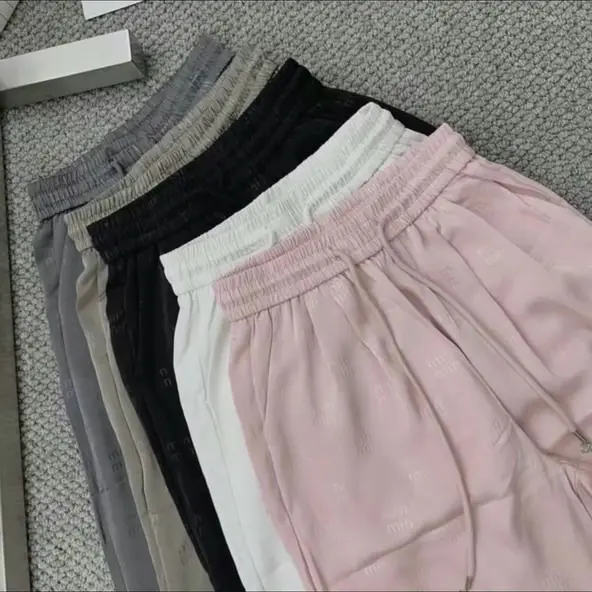 [Giá Mở Bán ] Quần Suông Ống Rộng Chất Lụa Hàn Chữ 3D MinMi.n Siêu Mềm Mát Không Nhăn Nữ pants ( hỗ trợ cắt gấu miễn phí ) 4
