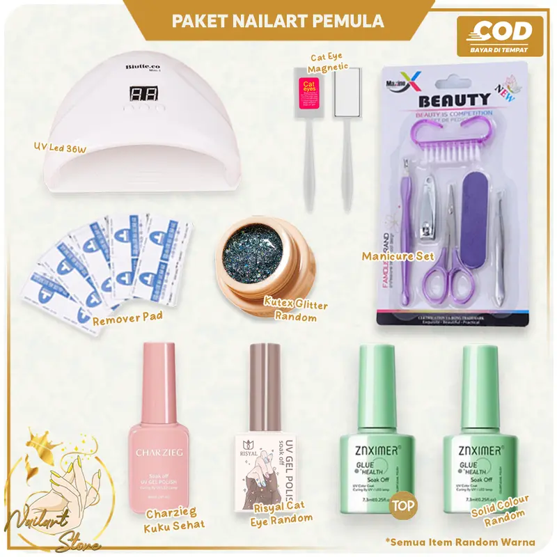 Nailart Set kumplit untuk pemula 0