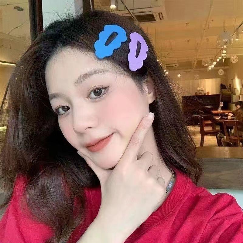 Kẹp Tóc Dễ Thương, Màu Pastel Mới, Kẹp Tóc Ngọt Ngào Kẹp Bên, Kẹp Tóc Đám Mây, Kẹp Bb, 30 Ngày Bán Chạy 4946 Miếng, Kẹp Phong Cách Cô Gái Trẻ 4