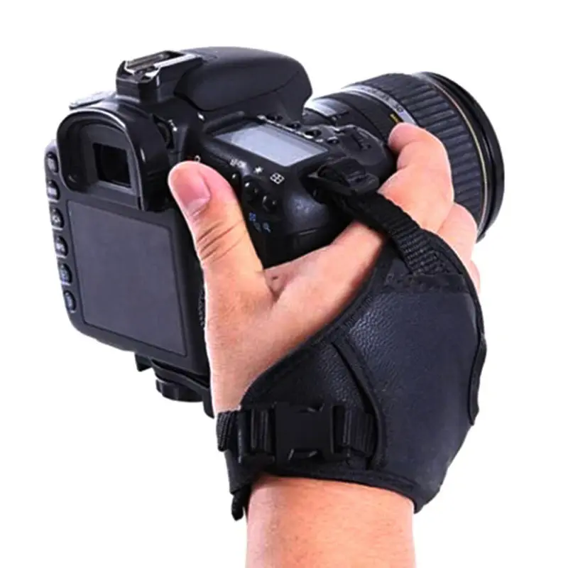 1PC hand grip camera strap PU leather hand strap for camera camera photography accessories