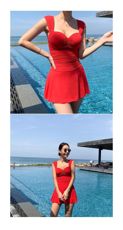 Product Introduction of Korean Style One Piece Swimwear Women Swimdress Push Up Swimsuit High Quality Bathing Suit sexy Monokini Beachwear 19