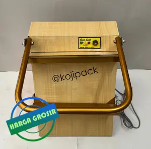 Mesin Hand Sealer Plastik Miring 30cm Good Seal untuk cairan snack Seal dan Potong Berdiri Vertical
