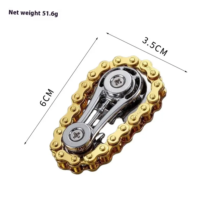Creative car chain gyro gear chain gyro gear fingertip gyro gear new EDC gyro zinc alloy