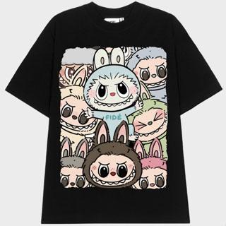 Áo thun  LABUBU phông unisex form rộng local brand nam nữ cổ tròn oversize AT16 0
