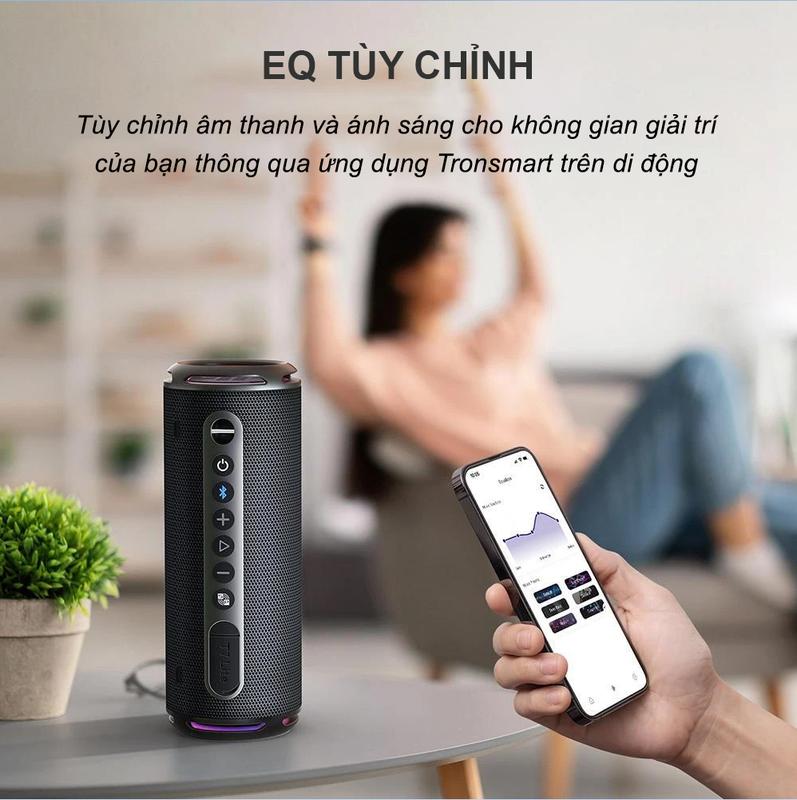 BEST SELLER | Loa Bluetooth Tronsmart T7 Lite siêu trầm | Công suất 24W | Chống nước IPX7 | Led RGB 4