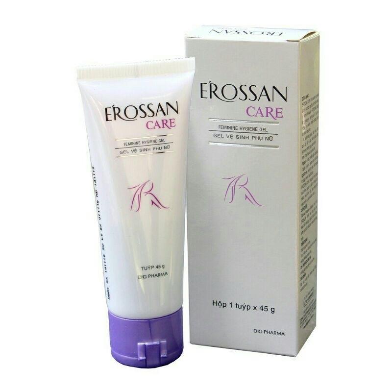  compo 3 chai  che tên sản phẩm  vệ sinh Phụ nữ Erossan Care - Làm sạch khử mùi huyết trắng bôi rôm sảy mụn nấm 