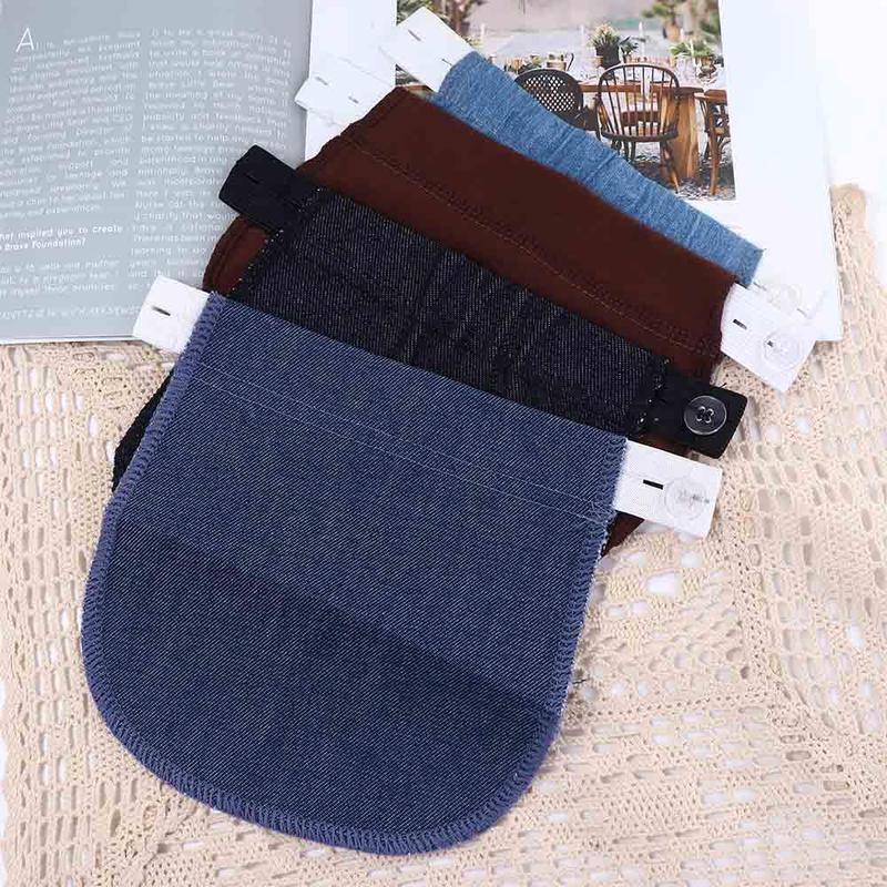 Product Introduction of 1Pc Women Adjustable Elastic Maternity Pregnancy Waistband Belt Waist Extender Clothing Pants For Pregnant Sewing Accessories 8