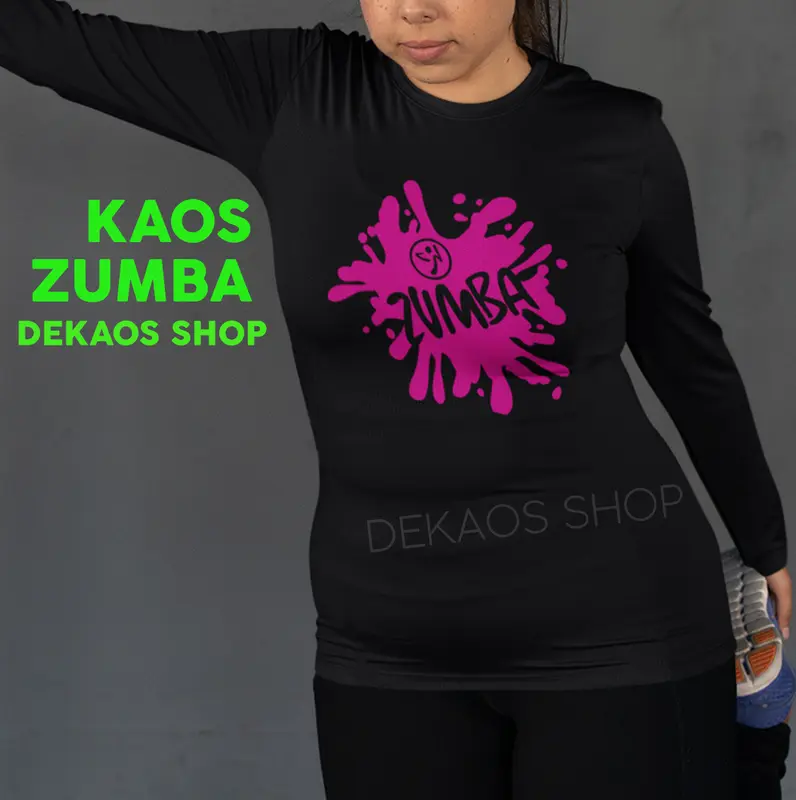 KAOS SENAM LENGAN PANJANG WANITA  / BAJU SENAM LENGAN PANJANG / BAJU AEROBIC WANITA / KAOS OLAHRAGA WANITA / BAJU OLAHRAGA WANITA LENGAN PANJANG / BAJU SENAM ZUMBA / KAOS SENAM ZUMBA / KAOS AEROBIC / KAOS SENAM / DEKAOS 300LO 1