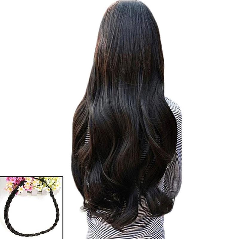 Product Introduction of Long Hair Extension Curl Wavy Sexy Stylish Clip-on Women Fashion Cosmetics Long Wigs X9M3 22