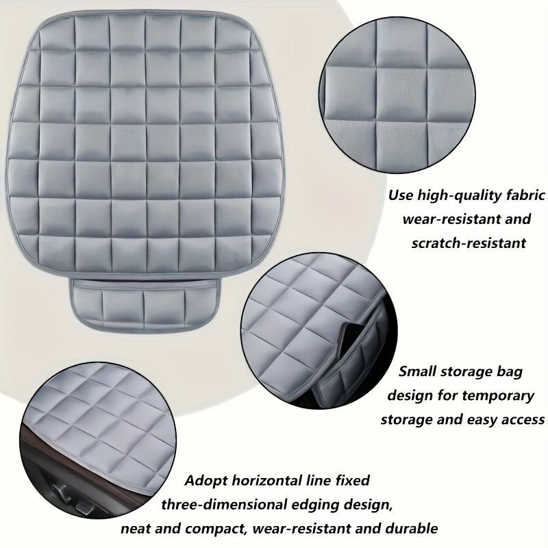Universal Oval Car Seat Cushion, Soft & Breathable Car Seat Protector, Anti-slip Lightweight & Portable Car Seat Cover, Car Interior Accessories 2