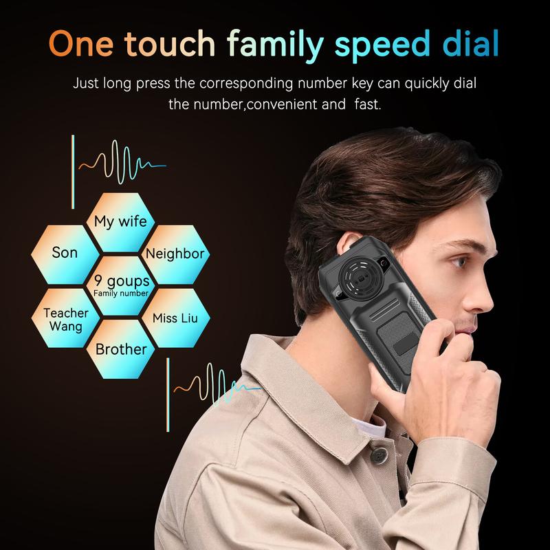 Product Introduction of [1 year warranty]Popular sagem handphone,Long Battery Life Quad SIM Quad Standby Military Large Font Super Loud Electric Dominant Phone Suitable for Elderly/Students,mobile phones,telefon 100 15