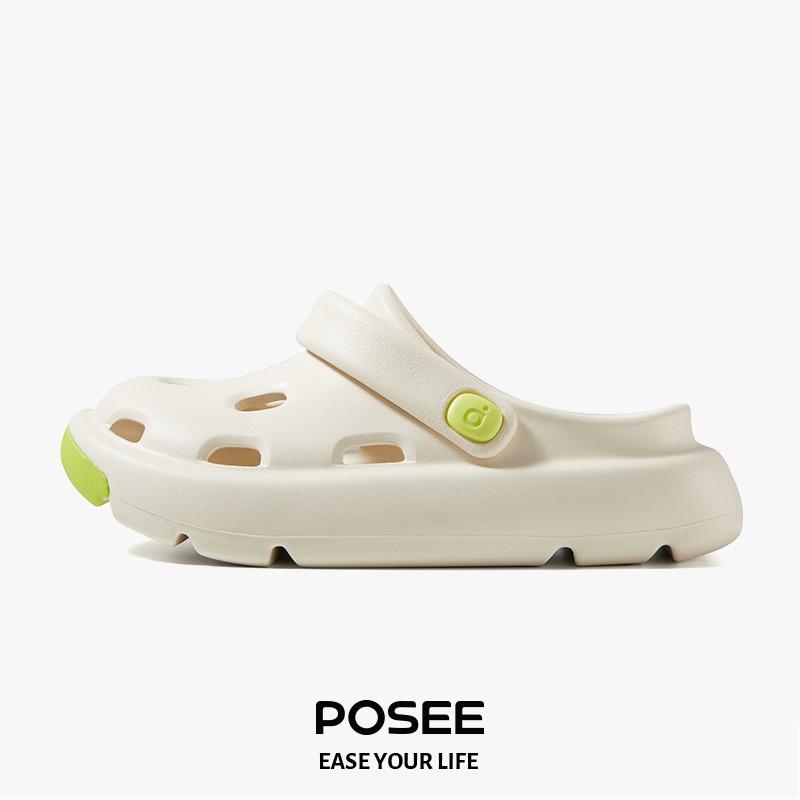 【New Arrival  【For TAP POSEE Proxima Phối màu tương phản  Đế Bằng Sandal DéP  lỗ Chống trượt Chống trượt Thoải mái Chống hôi Đế dày Ngoài trời Đi dạo Văn phòng Nam nữ Giải trí Thú vị 2024 Hàng mới P2247515